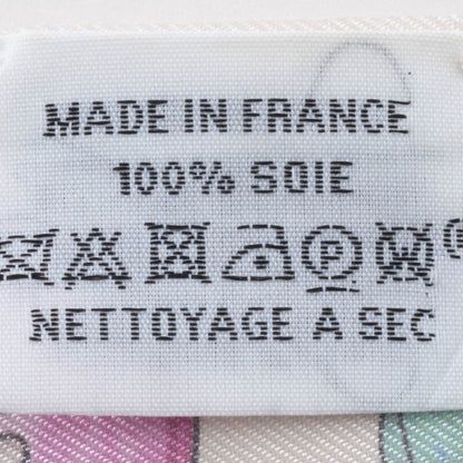 Hermes Herms Twilly In-The-Pocket Silk Scarf With Multicolored Pink Ribbon (H062340S