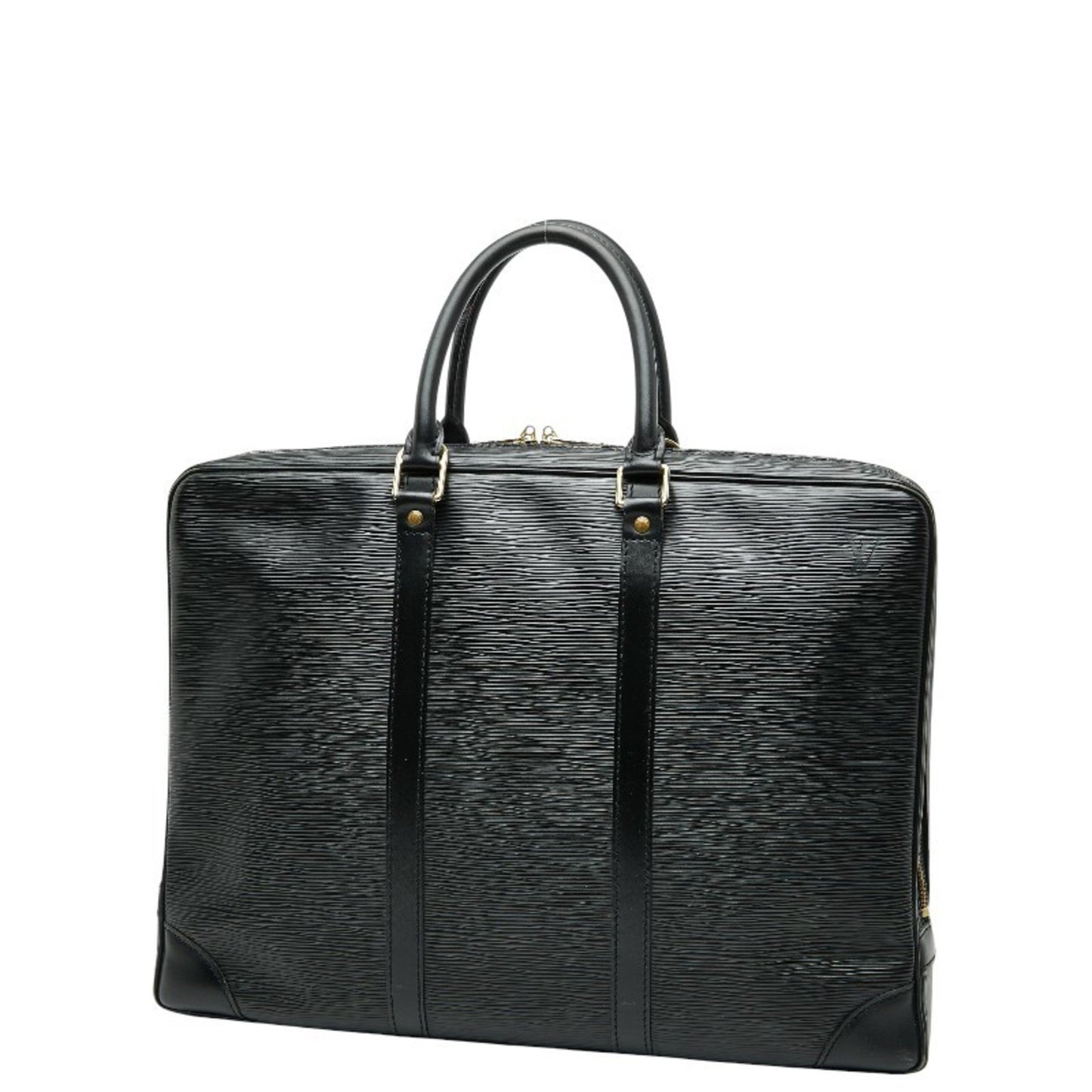 Louis Vuitton Epi Porte-Document Voyage Business Briefcase M59162 Noir Black Leather