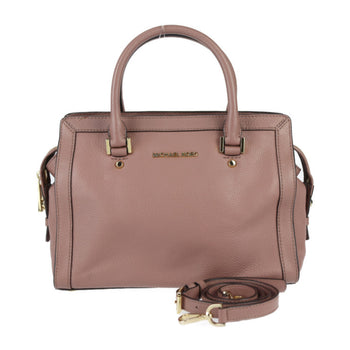 Michael Kors Collins Md Collins Medium Satchel Handbag 30F5Gies1L Leather Pink Shoulder Bag Tote
