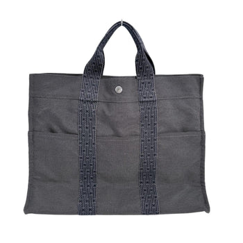 Hermes Hermes Tote Bag Handbag Business Air Line Mm Canvas Grey