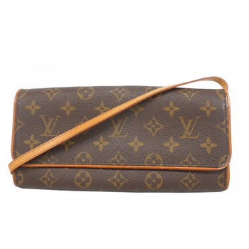 Louis Vuitton Monogram Pochette Twin Gm Shoulder Bag M51852 Brown