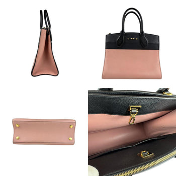 Louis Vuitton City Steamer Mm Leather Magnolia Handbag Shoulder Bag M53019 Z6757