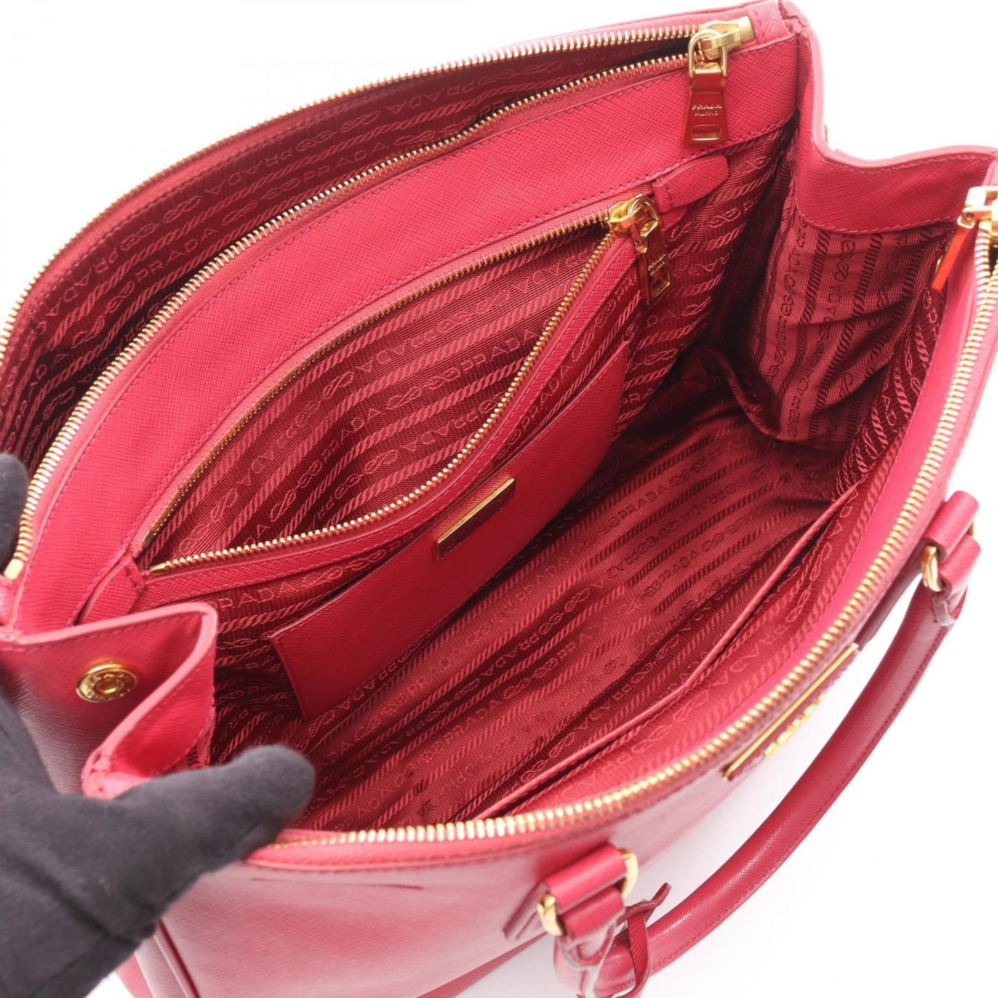 Prada Saffiano Lux Tote Bag In Saffiano Leather