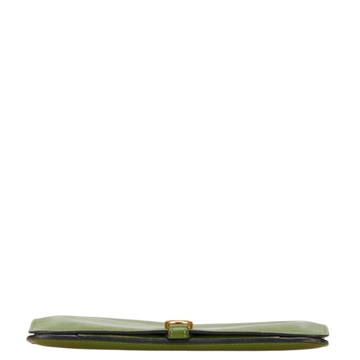 Hermes Herms Dogon Gm Bifold Wallet In Green Swift