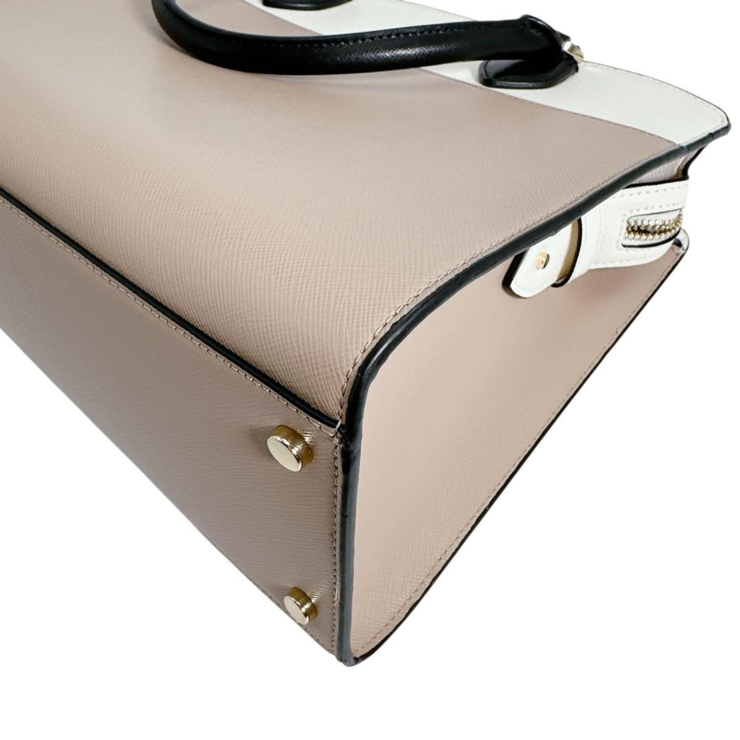 Kate Spade 2-Way Satchel Handbag In Pink Leather