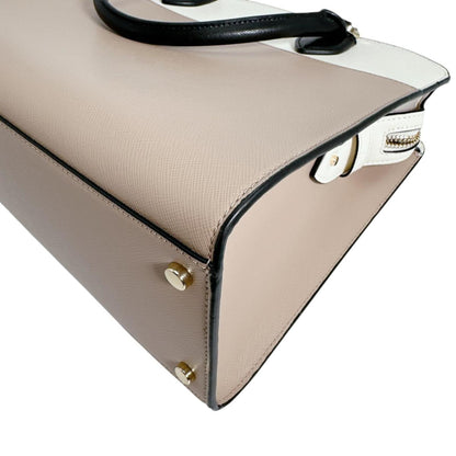 Kate Spade 2-Way Satchel Handbag In Pink Leather