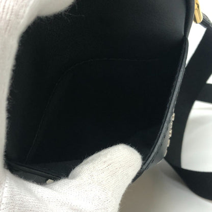 Fendi 7Va456 Calligraphy Stud Shoulder Bag