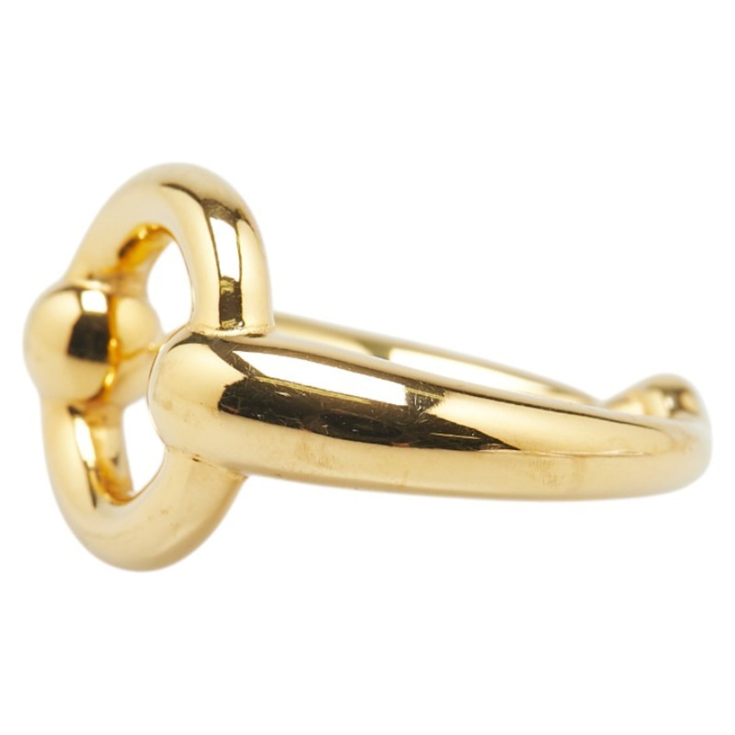 Hermes Mo Scarf Ring Gold Plated