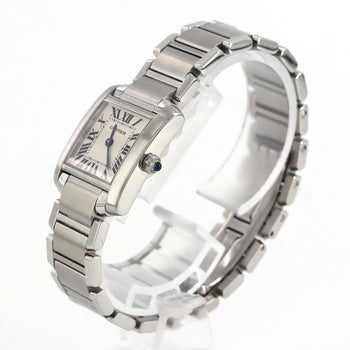 Cartier Tank Francaise Sm W51008Q3 Ss Wristwatch Quartz