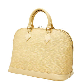 Louis Vuitton Epi Alma Handbag M5214A Vanilla Yellow Leather