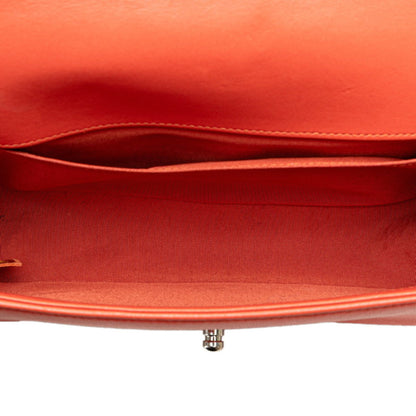 Chanel Coco Mark Boy 25 Shoulder Bag In Orange