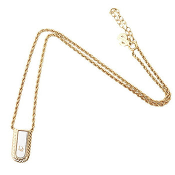 Christian Dior Women'S Necklace With Plate Chain Pendant