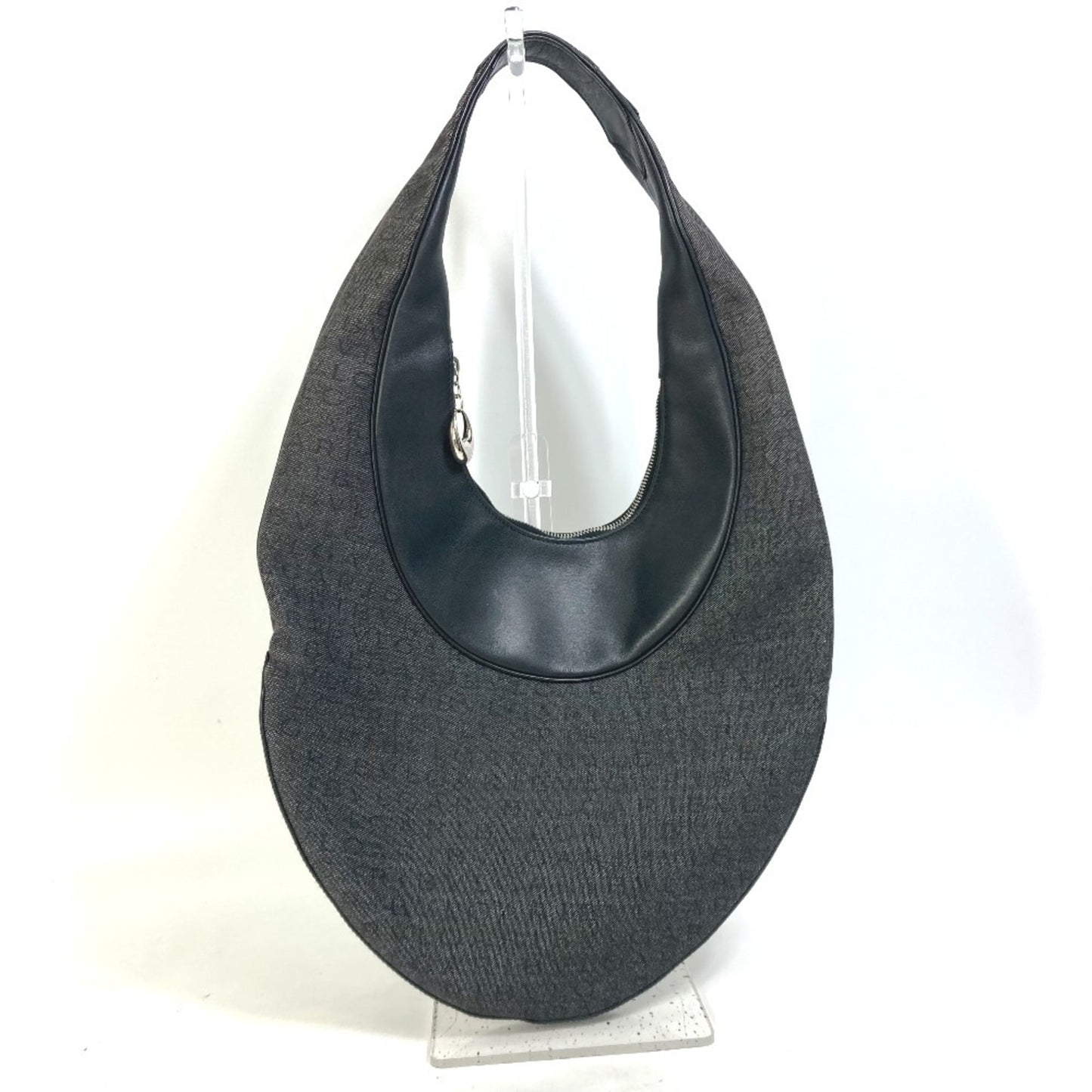 Bvlgari Bvlgari Denim Mania Ascot Shoulder Bag Canvas Leather