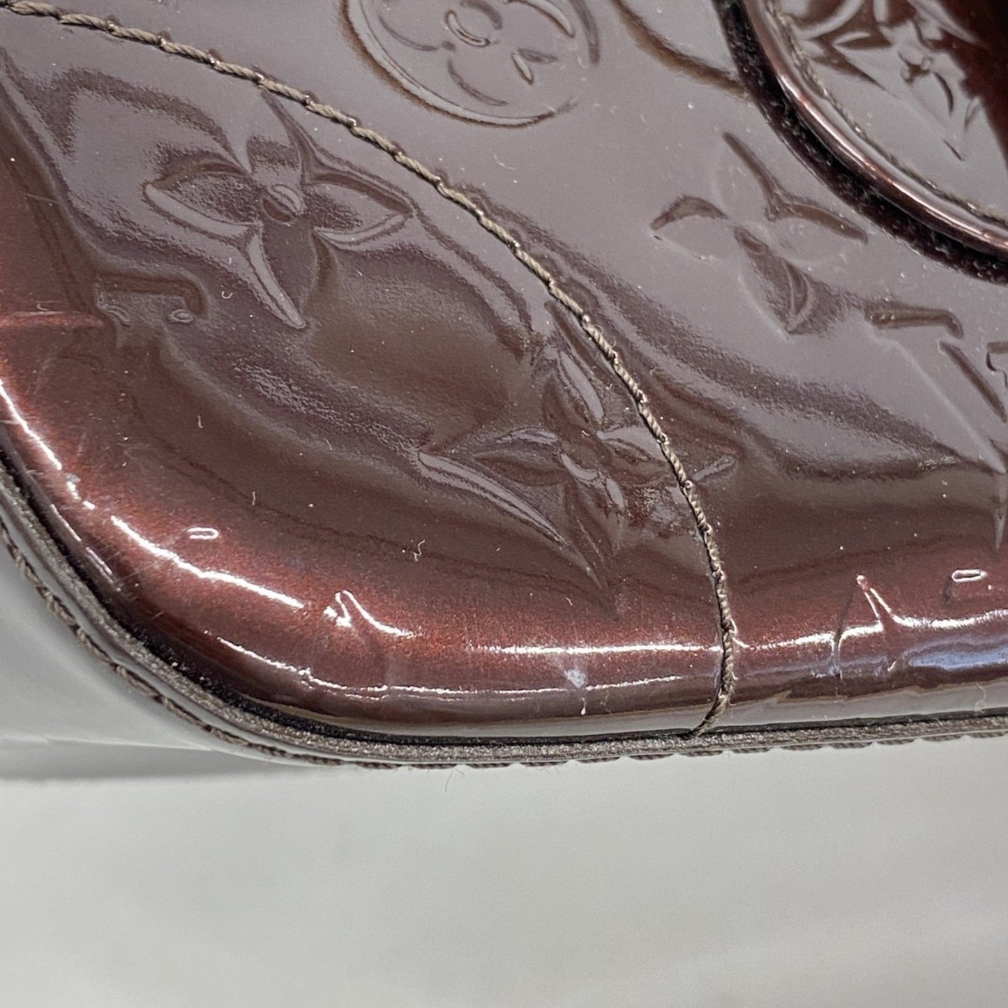 Louis Vuitton Vernis Rosewood Avenue Handbag M93510 Amaranth