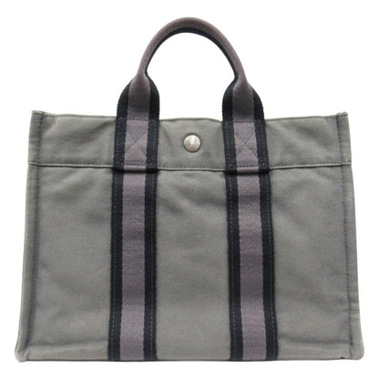Hermes Hermes Bag Foult Pm Canvas Tote Hand Grey