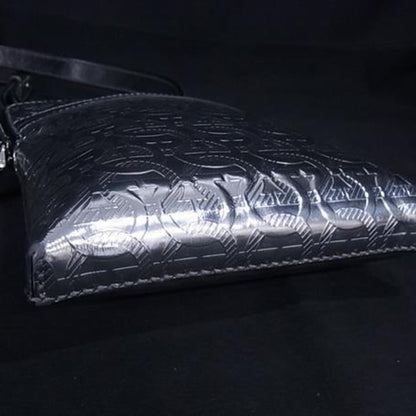 Salvatore Ferragamo Gancini Shoulder Bag Gg24 0311 Silver