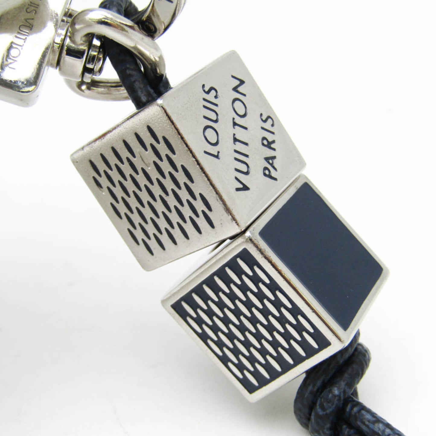 Louis Vuitton Damier Graphite Damier Dice M67929 Keyring (Damier Graphite
