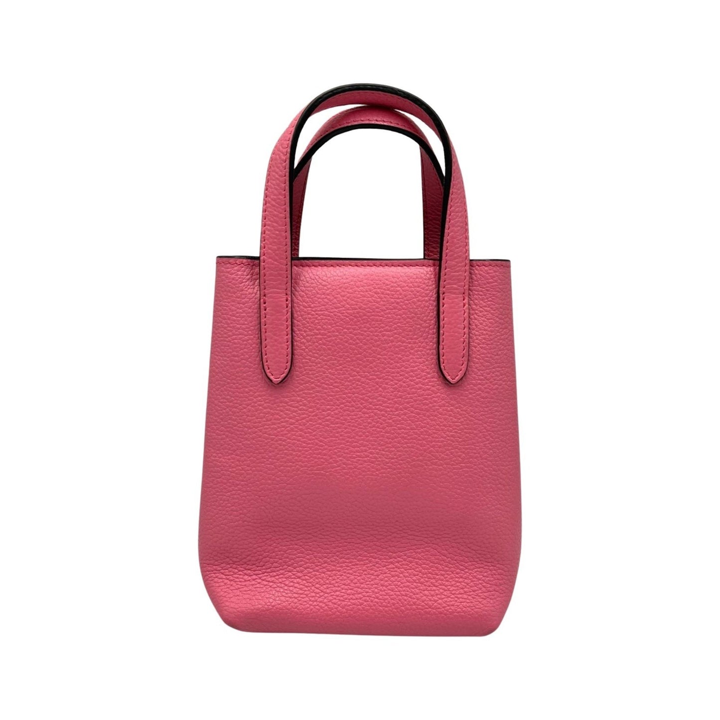 Salvatore Ferragamo 2-Way Mini Tote Shoulder Bag Gu-220024 In Pink Leather
