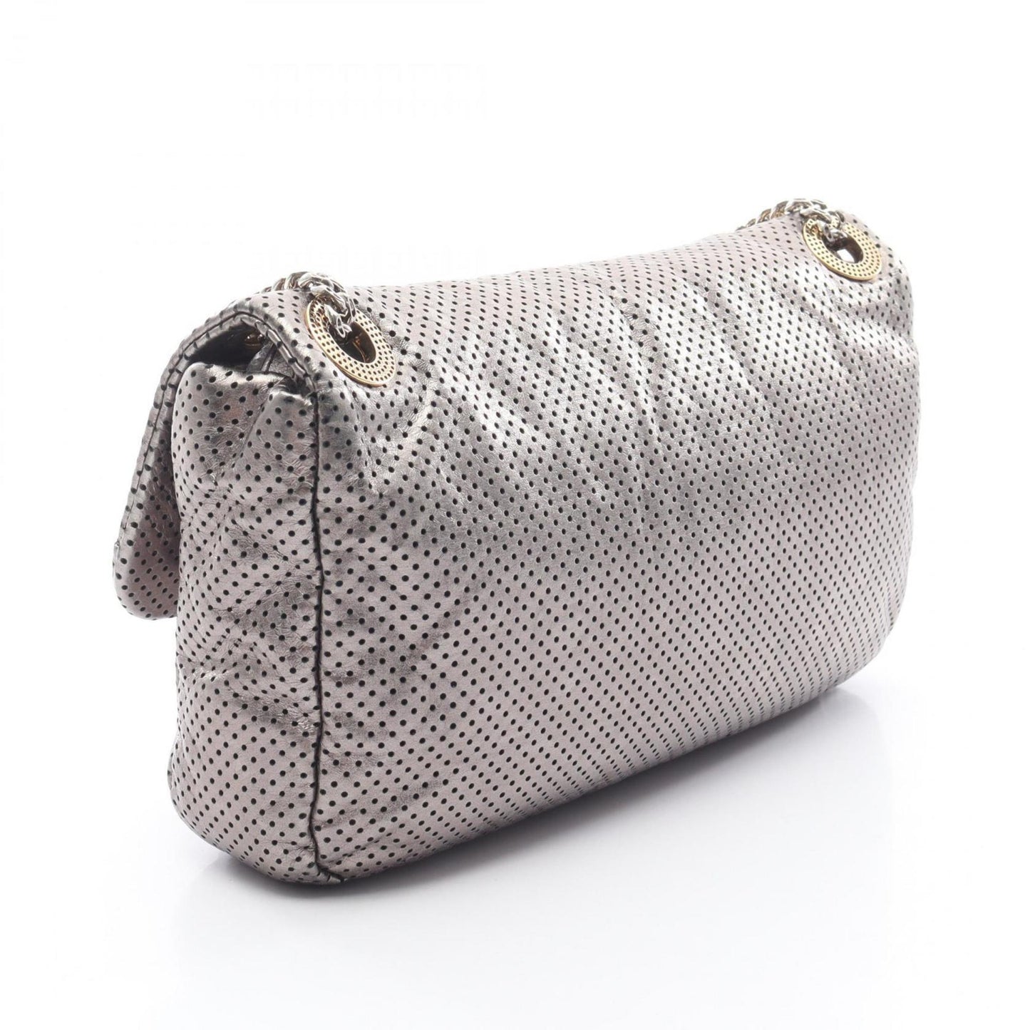 Chanel 2.55 Punched Leather Shoulder Bag