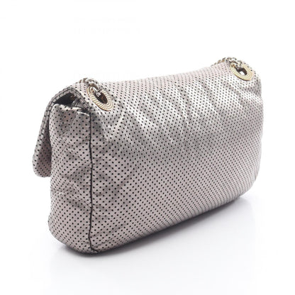 Chanel 2.55 Punched Leather Shoulder Bag