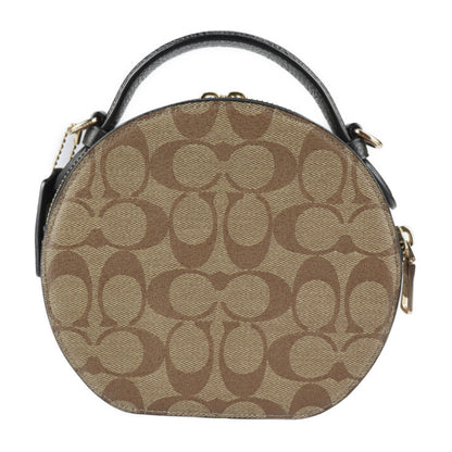 Coach Basquiat Canteen Crossbody Signature Handbag C5658 Leather Khaki Multicolor Shoulder Bag