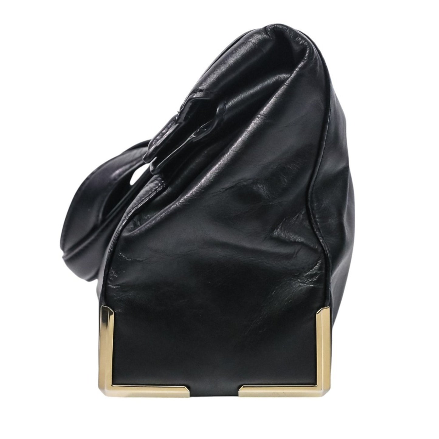 Alexander Wang Leather 2-Way Tote Bag/Clutch Bag In Black