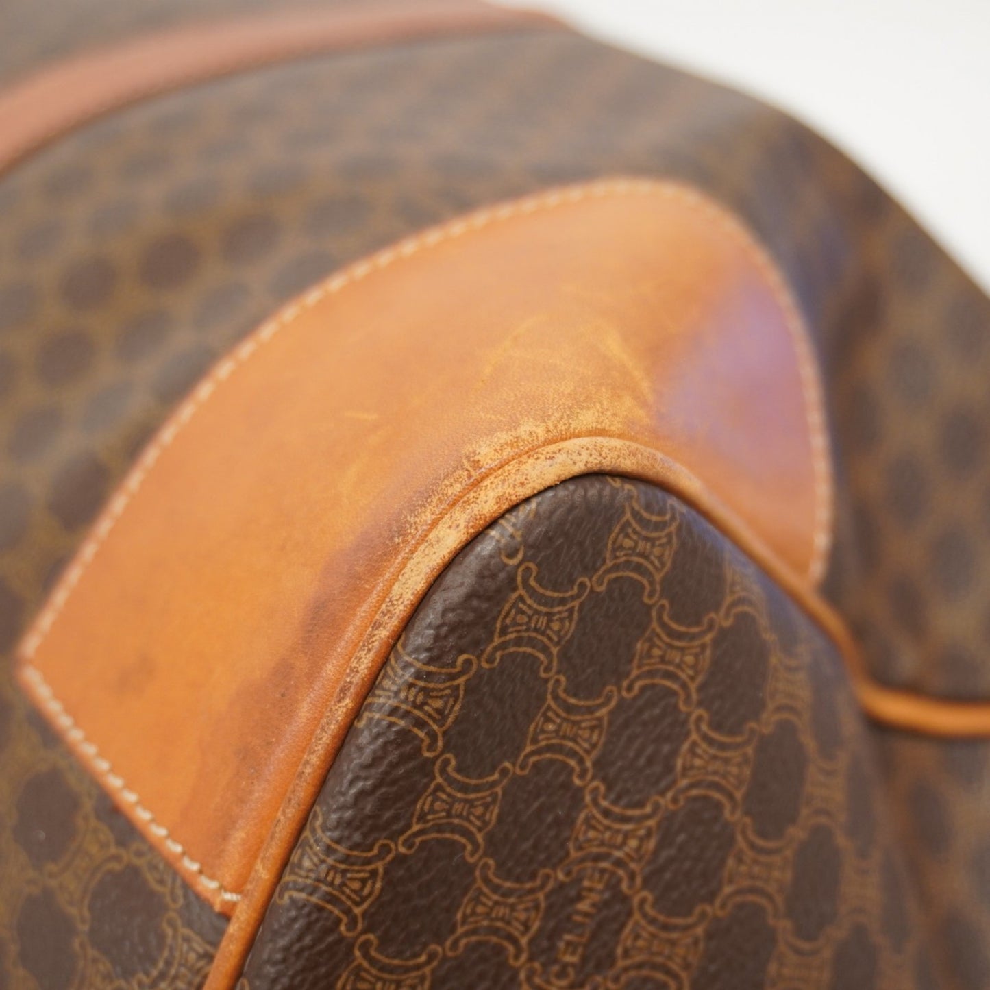 Celine Boston Bag Macadam Brown