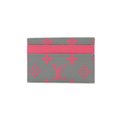 Louis Vuitton Monogram Business Card Holder/Card Case Porte Carte Double Green M15032