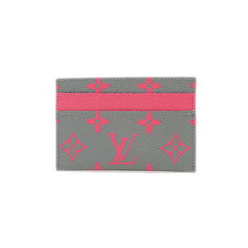 Louis Vuitton Monogram Business Card Holder/Card Case Porte Carte Double Green M15032