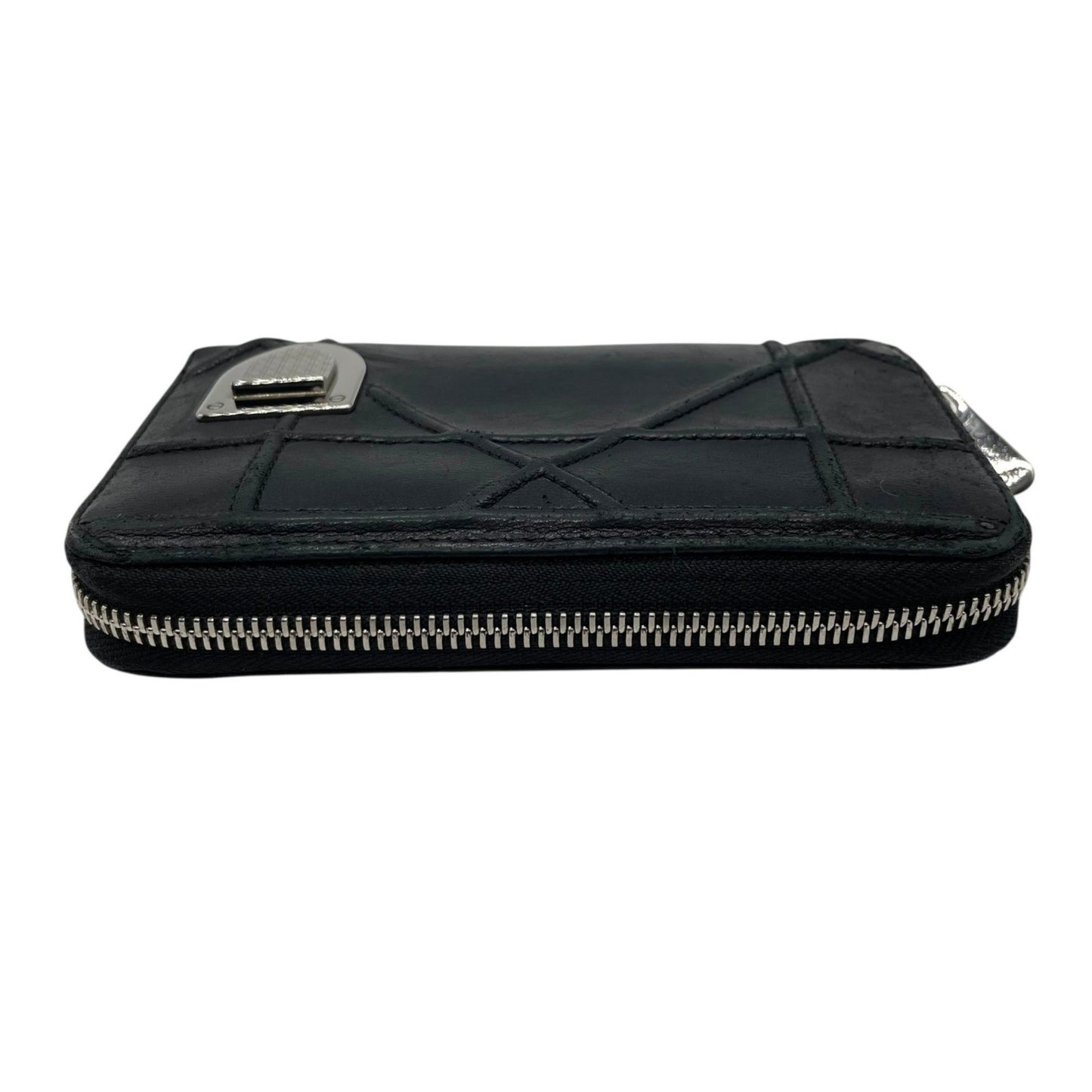 Christian Dior Diorama Long Wallet With Round Zipper