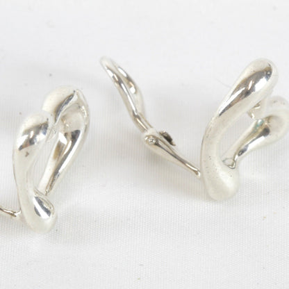Tiffany & Co. Heart 10.7G Earrings In 925 Sterling Silver