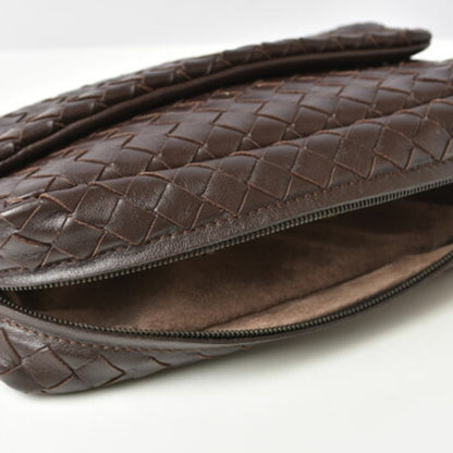 Bottega Veneta Shoulder Bag Clutch Bottega Veneta Dark Brown