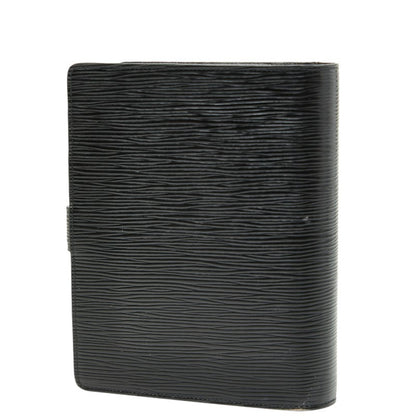 Louis Vuitton Epi Agenda Mm Notebook Cover R20202 Noir Black Leather