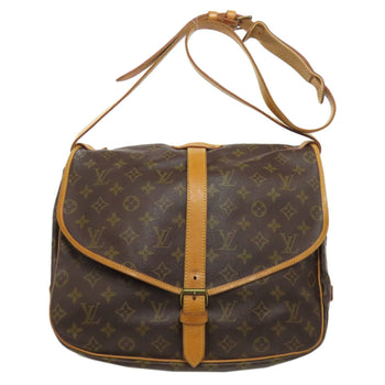 Louis Vuitton M42254 Saumur 35 Shoulder Bag Monogram Canvas