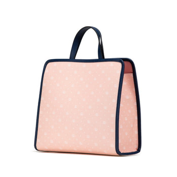 Gucci Gg Supreme Children'S Jetsons Space Family Handbag Tote Bag 605614 Pink Navy Multicolor