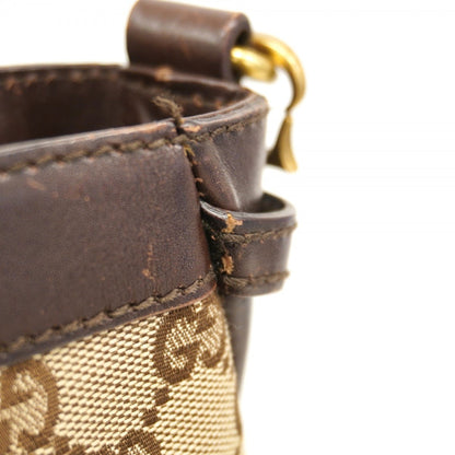 Gucci Gg Canvas Shoulder Bag 109106 Brown