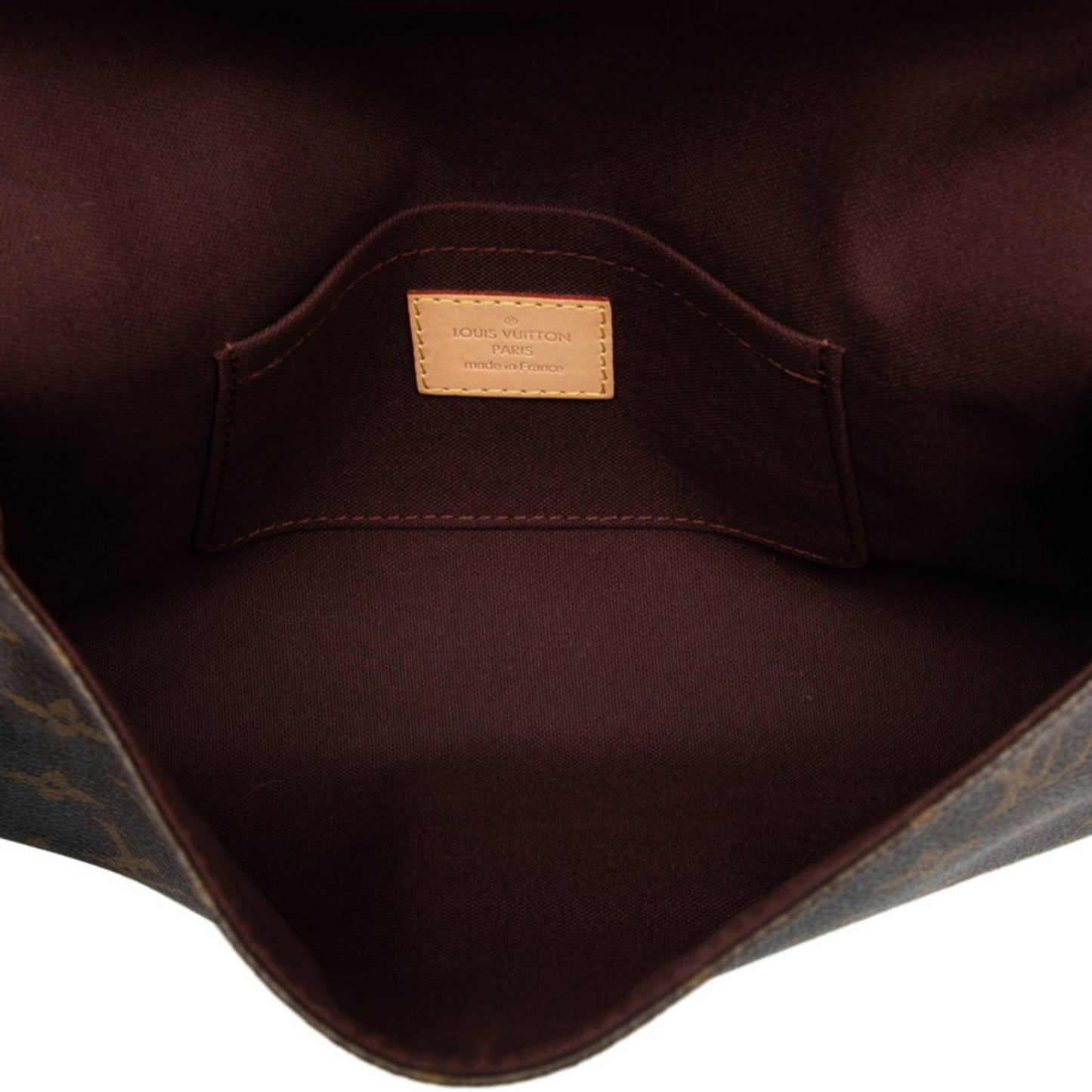 Louis Vuitton Monogram Favorite Mm Handbag/Shoulder Bag 2Way M40718 Brown Leather