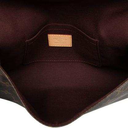 Louis Vuitton Monogram Favorite Mm Handbag/Shoulder Bag 2Way M40718 Brown Leather