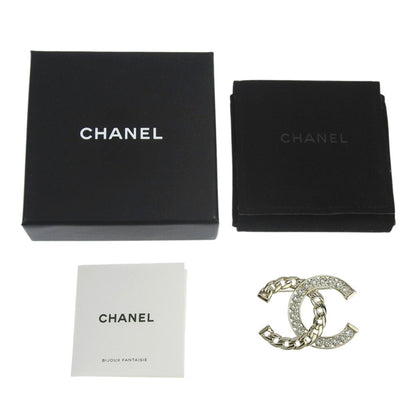 Chanel Coco Mark Brooch Abd111 B16035 With Rhinestones