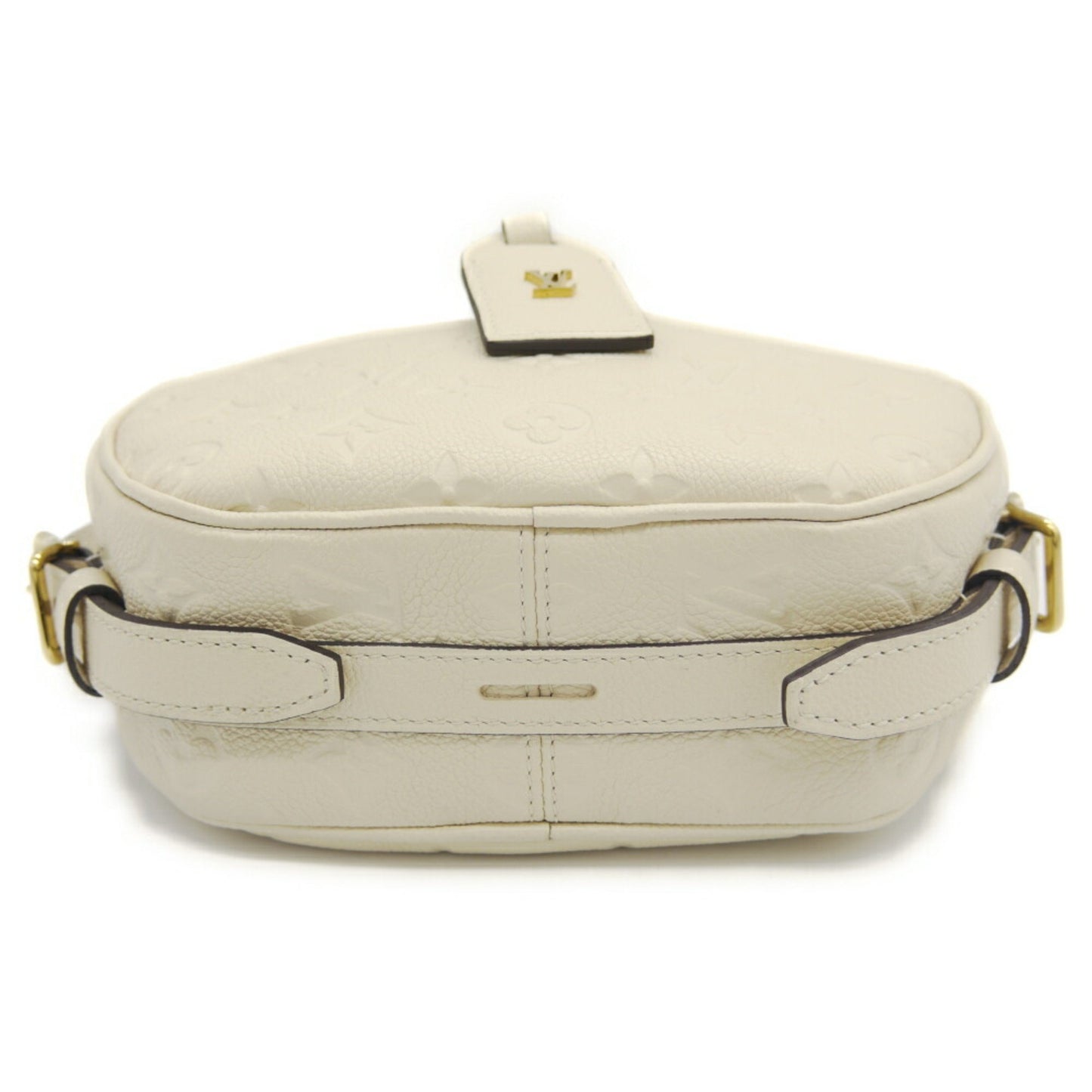 Louis Vuitton Poite Chapeau Souple Monogram Empreinte Creme Shoulder Bag M45276