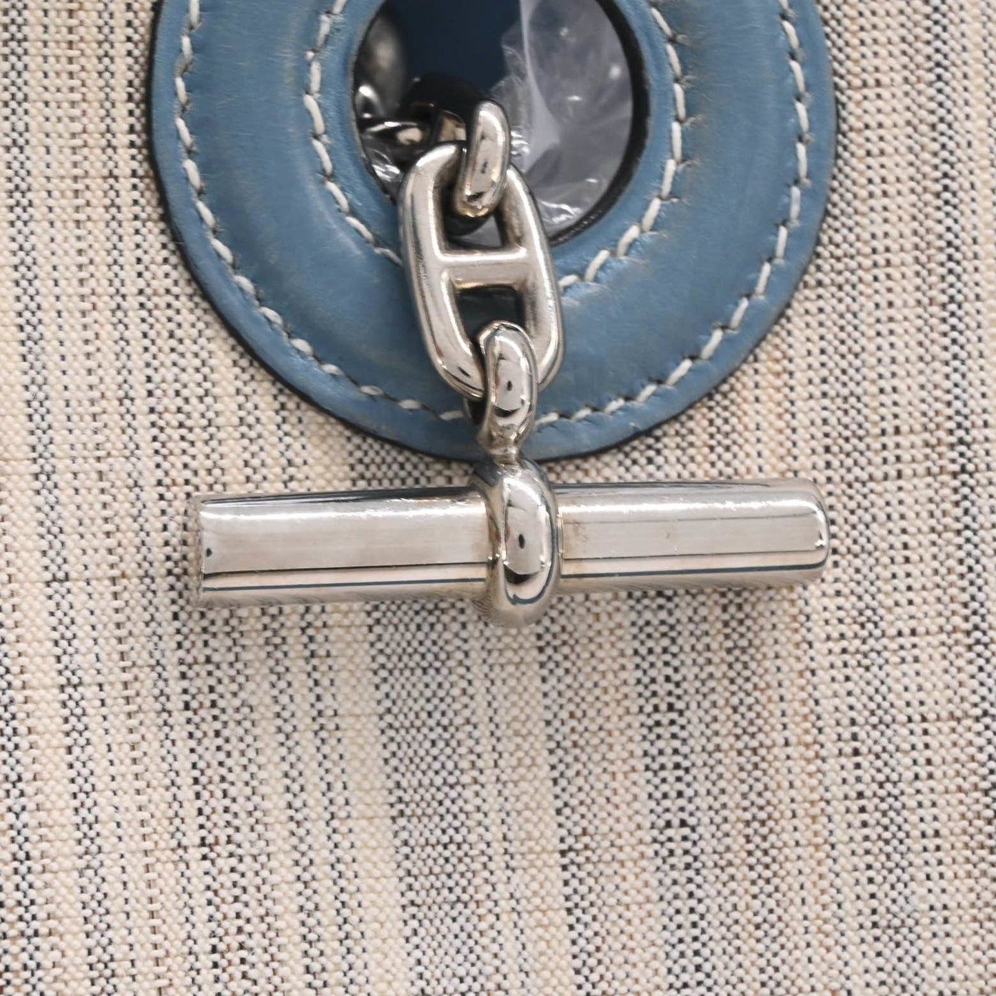 Hermes Vespa Pm Canvas Blue Jean Shoulder Bag For Men And Women
