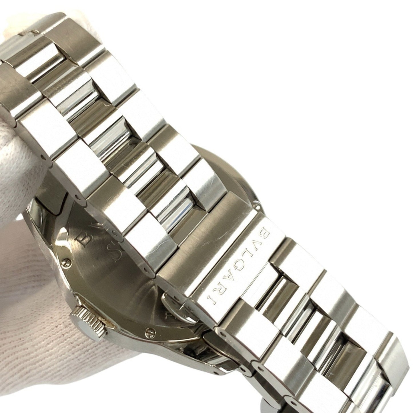 Bvlgari Solotempo Silver Stainless Steel Watch St37S