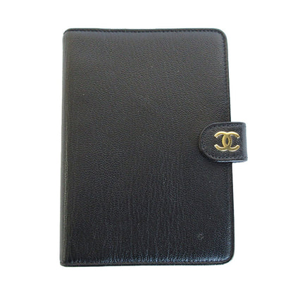 Chanel Coco Mark Leather Notebook Cover