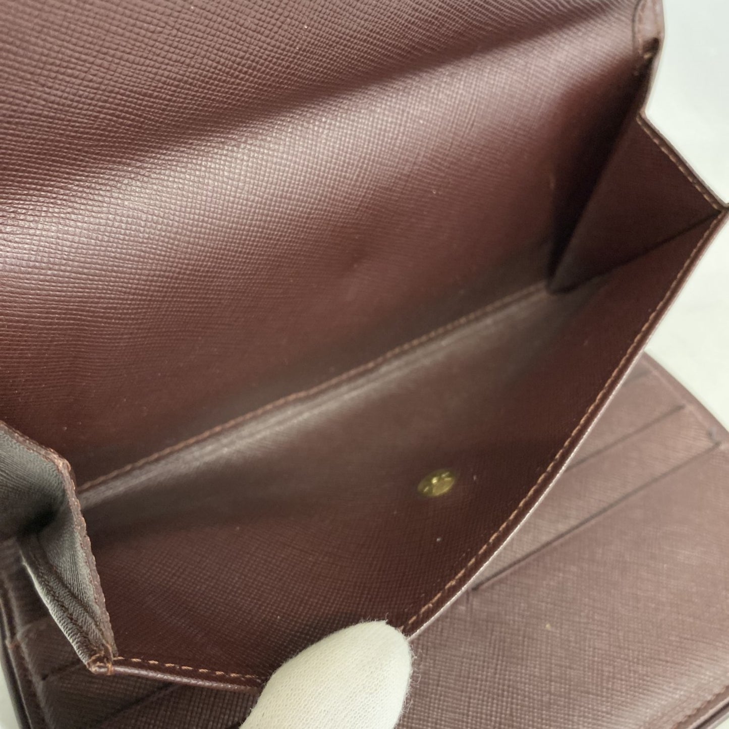 Louis Vuitton Monogram Mini Tri-Fold Wallet Porte Tresor International M92244