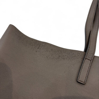 Ysl Yves Saint Laurent Saint Laurent Paris Paris Leather Shopping Tote Bag Gray