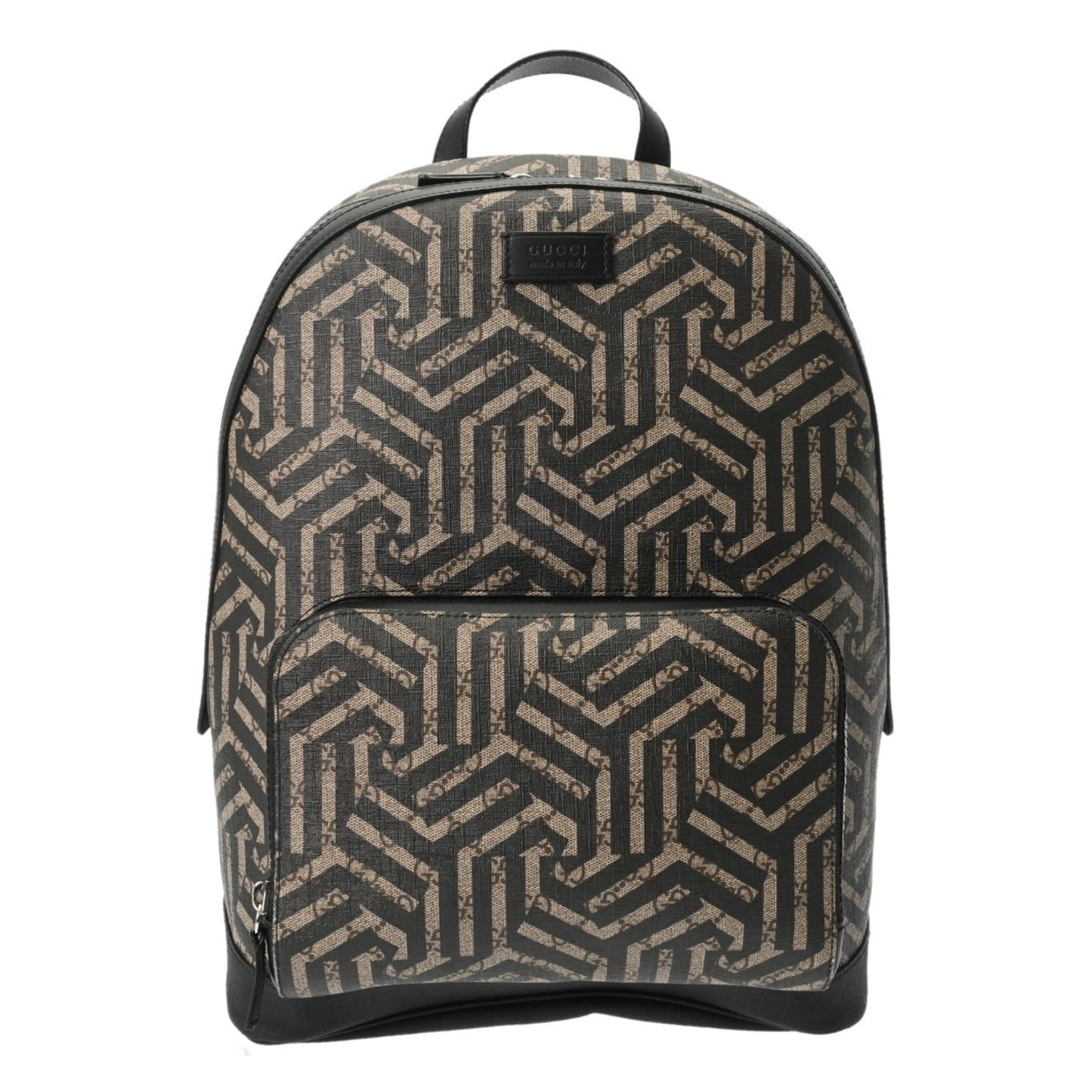 Gucci Guccissima Kaleido Backpack In Beige/Black (406370) -
