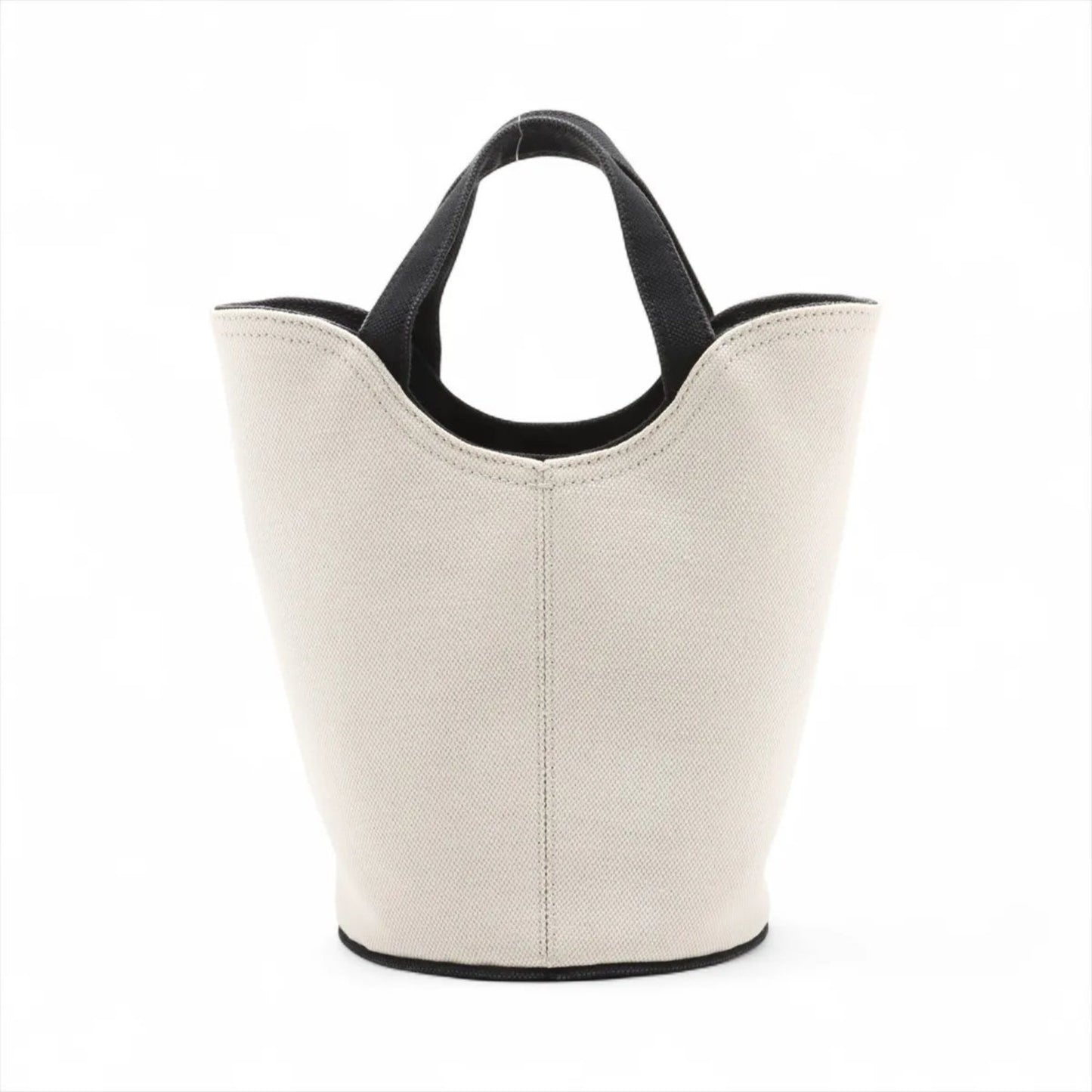 Balenciaga Wave Tote Bag Xs Leather 2-Way Shoulder Bag/Crossbody Handbag 619979 Black Genuine