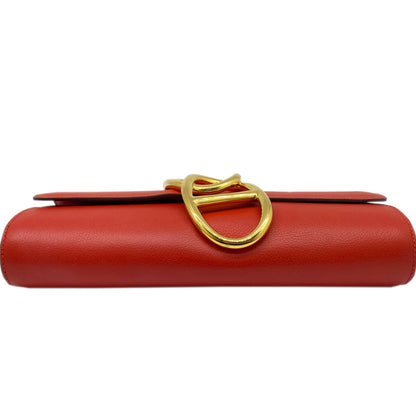 Hermes Hermes Ege Evercolor Red Rouge Tomato Clutch Bag X Stamp 2016 Chaine D'Ancre