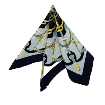 Hermes Herms Carr 42 Eperon D'Or Golden Spur Scarf