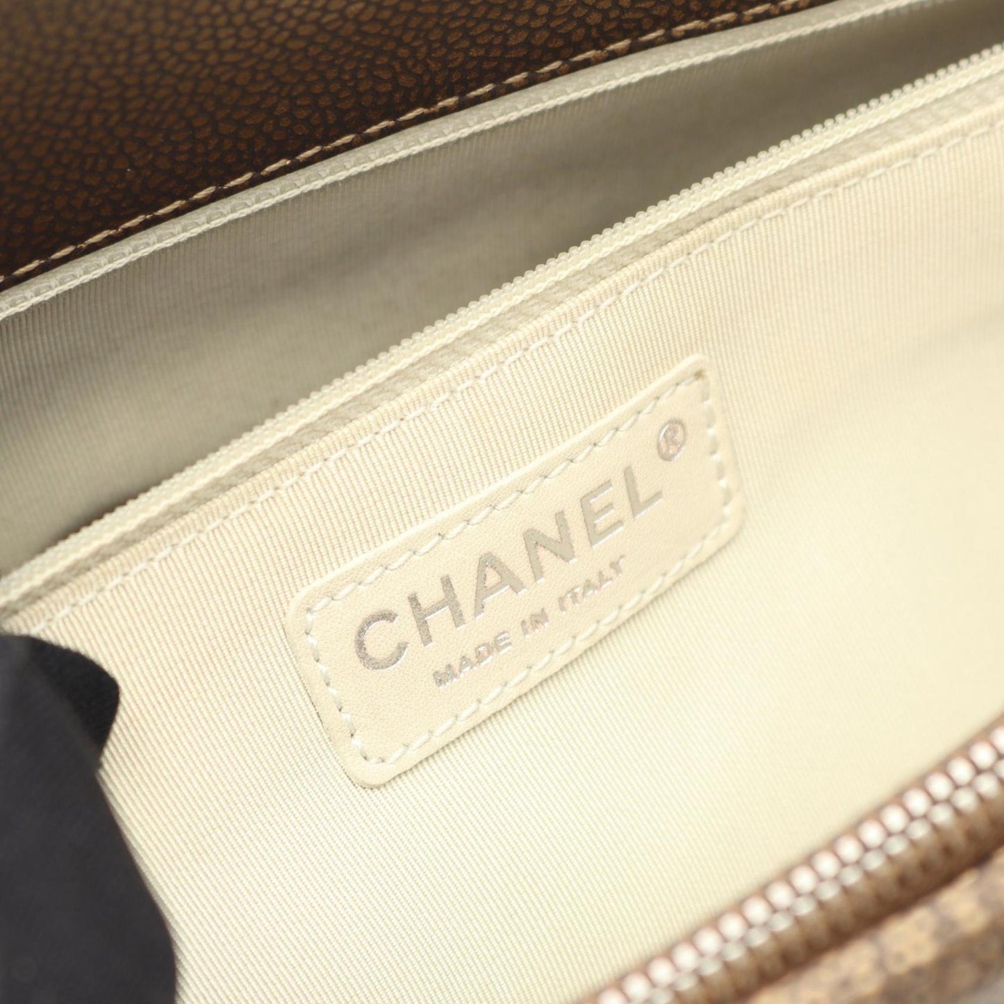 Chanel Matelasse Grand Shopping Gst Tote Bag In Calfskin Leather